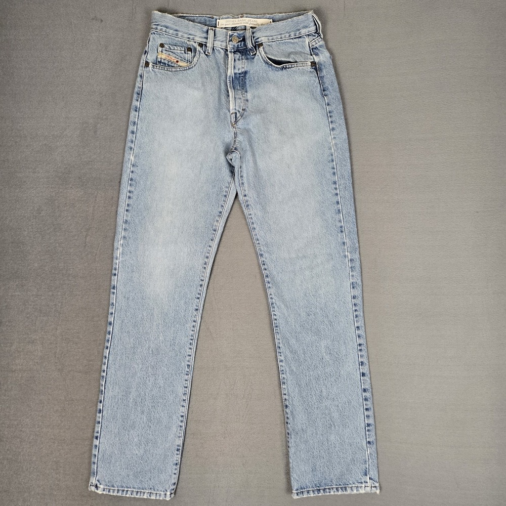 Vintage Diesel Cochise Jeans Men 31x32 Blue Straight Leg Button Fly 90s Italy